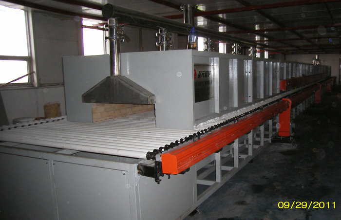 產(chǎn)品用途：特種陶瓷電熱輥道窯，規(guī)格：1.2米×32米電加熱